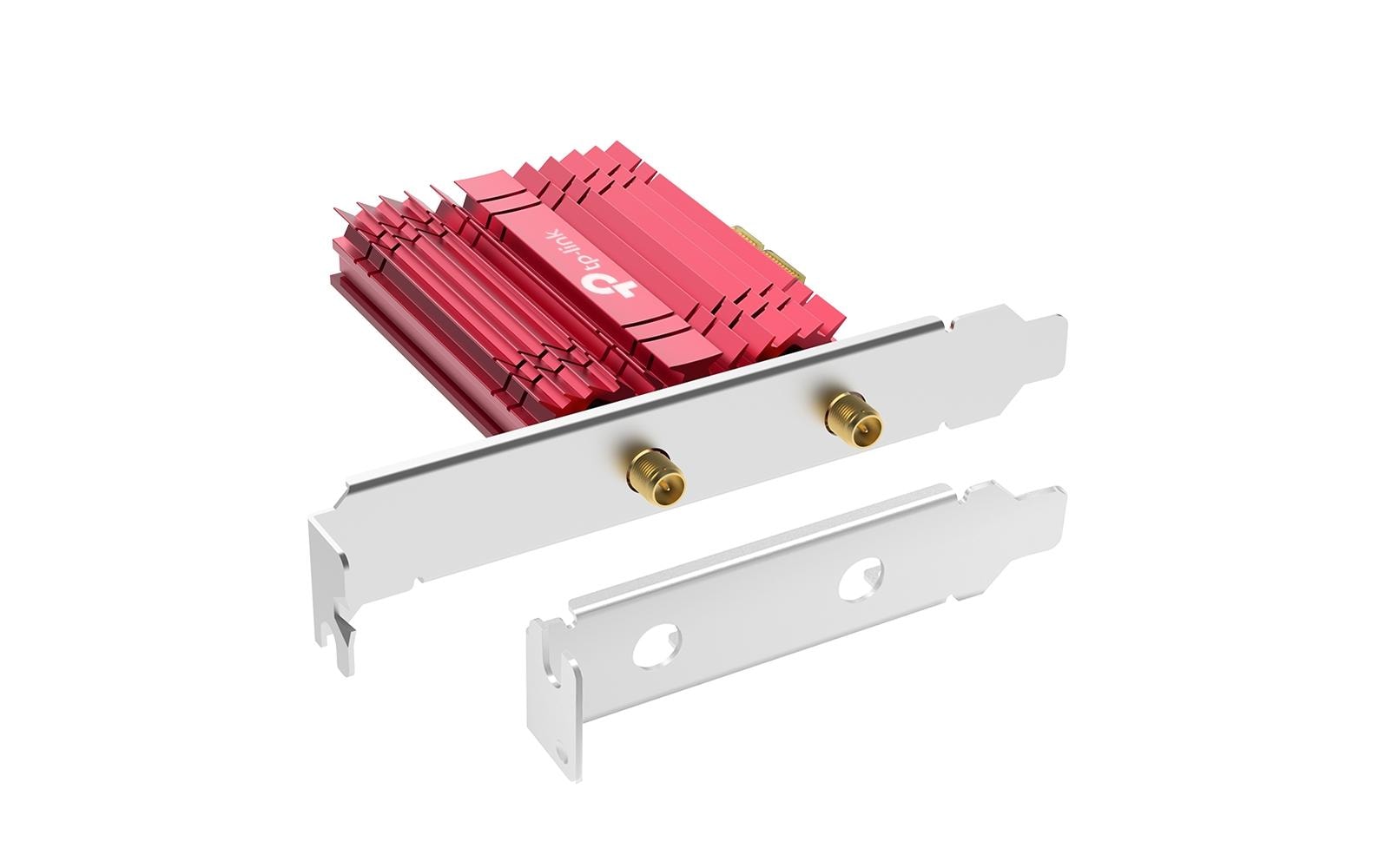 TP-Link AXE5400 PCIe-WLAN-Karte – Wi-Fi 6E (802.11ax), 5,4 Gbit/s, Bluetooth 5,2 – für PC