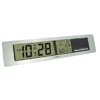 Technoline WS 9123 – Wetterstation, innen, Hygrometer & Thermometer, Uhr & Wecker – grau