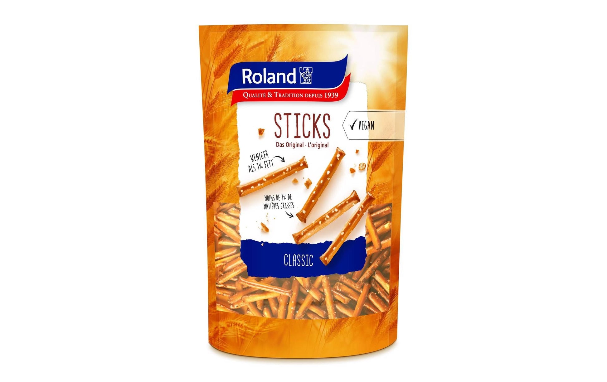 Roland Murten Sticks Classic Salzgebäck – gesalzen – 200 g