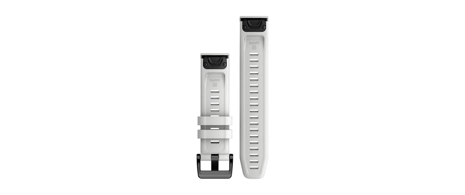 Garmin QuickFit 22 mm – Silikon, Carrera White, für epix Gen 2