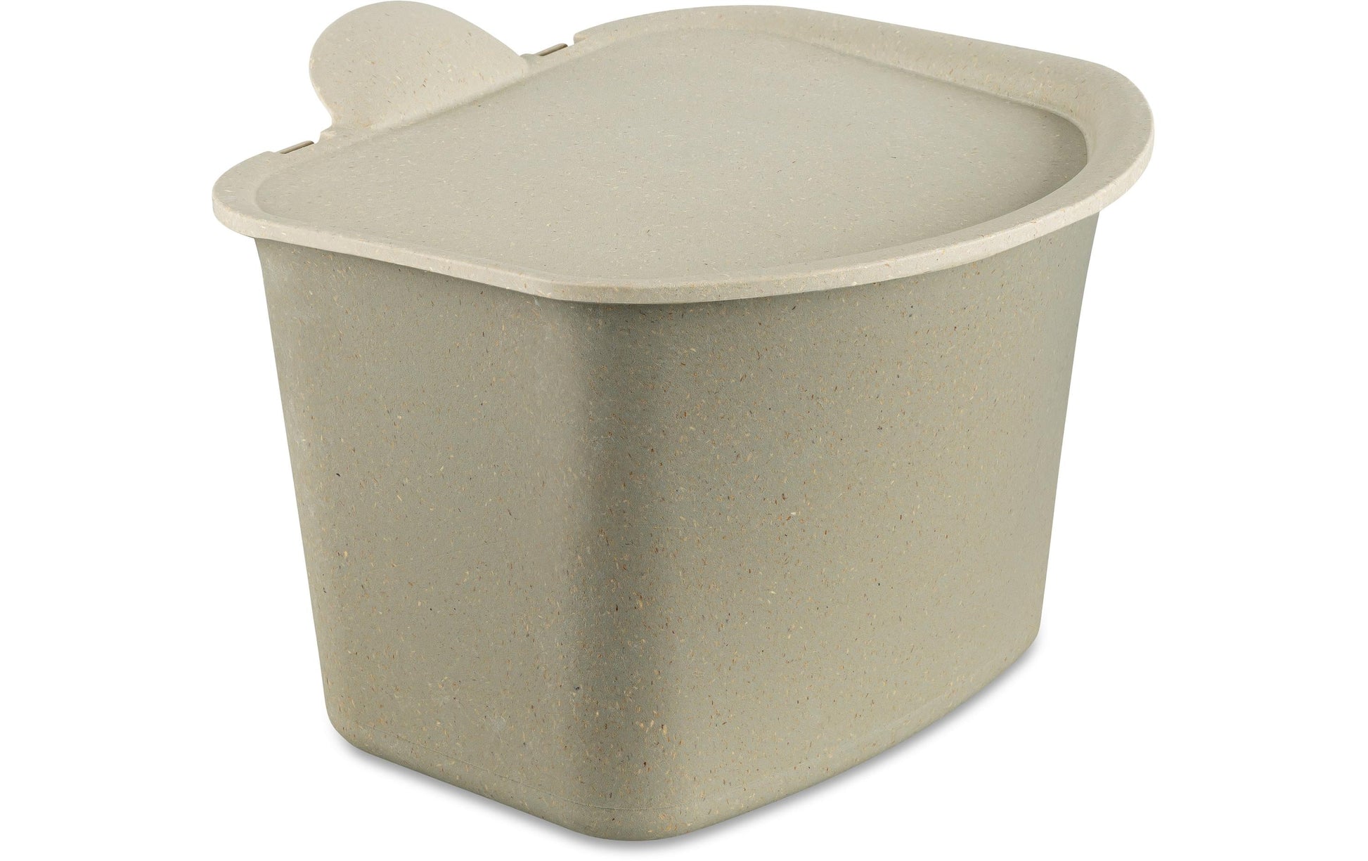 Koziol Komposteimer Bibo – 3 l – Kunststoff (biozirkulär) – Sand – BPA-frei