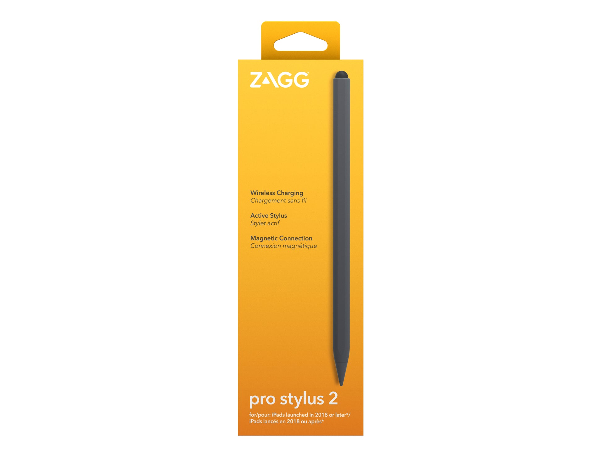 ZAGG Eingabestift für iPad Pro 11", iPad Pro 12,9" – Kapazitiv, 6,5 h Akkulaufzeit – Grau