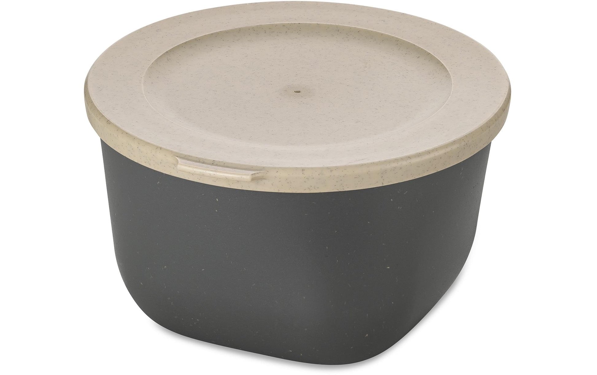 Koziol – Vorratsdose 1 l, Ø 16,2 × 9,3 cm, Biokunststoff, Grau