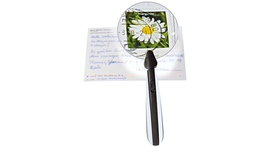 Wedo Leuchtlupe – 2,2× – Ø 80 mm – mit LED, rahmenlos