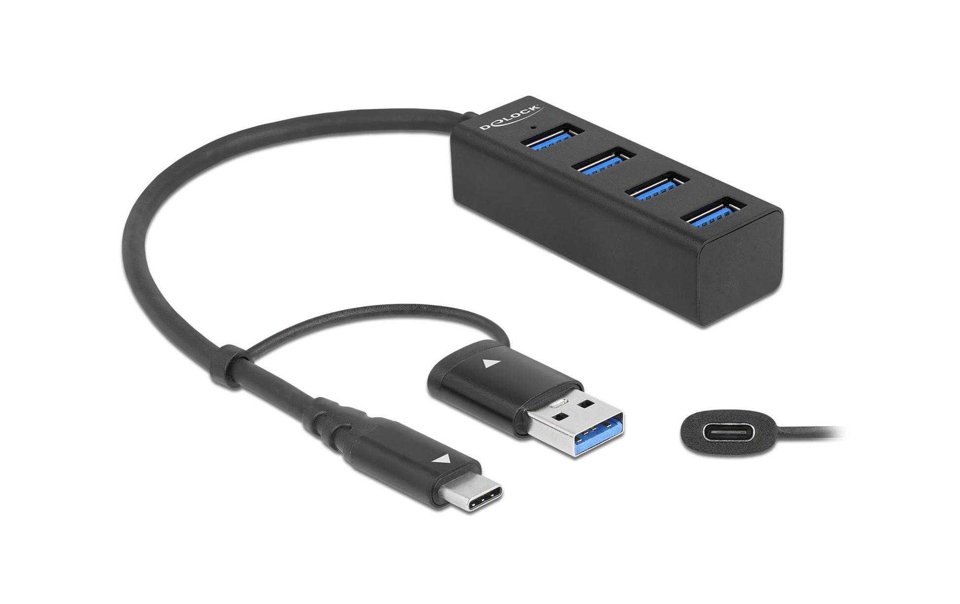 DeLOCK 63828 USB-Hub – USB-C, 4× USB-A