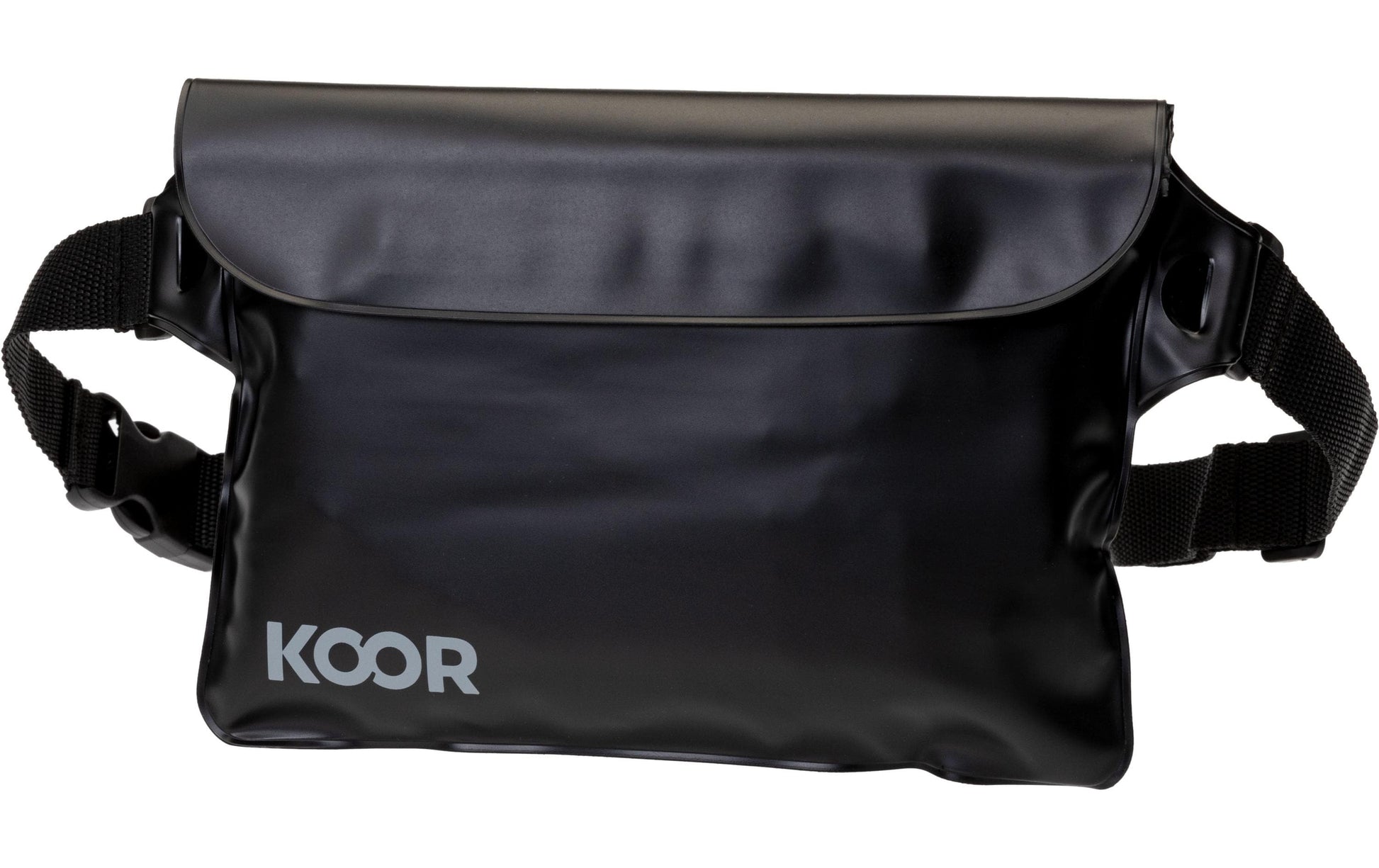 KOOR Pouch/Umhängetasche – für Smartphones, PVC, Schwarz, wasserfest, mit Schultergurt