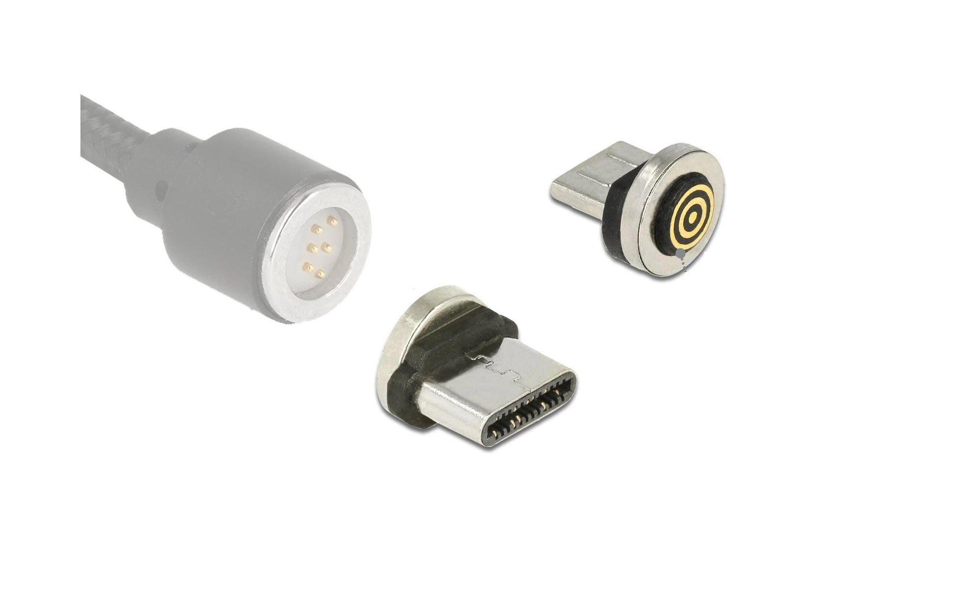 DeLOCK USB-Adapter USB-C auf Magnetkontakt – USB 2.0 (480 Mbit/s) – Magnetisch – für DeLOCK 85723/85724