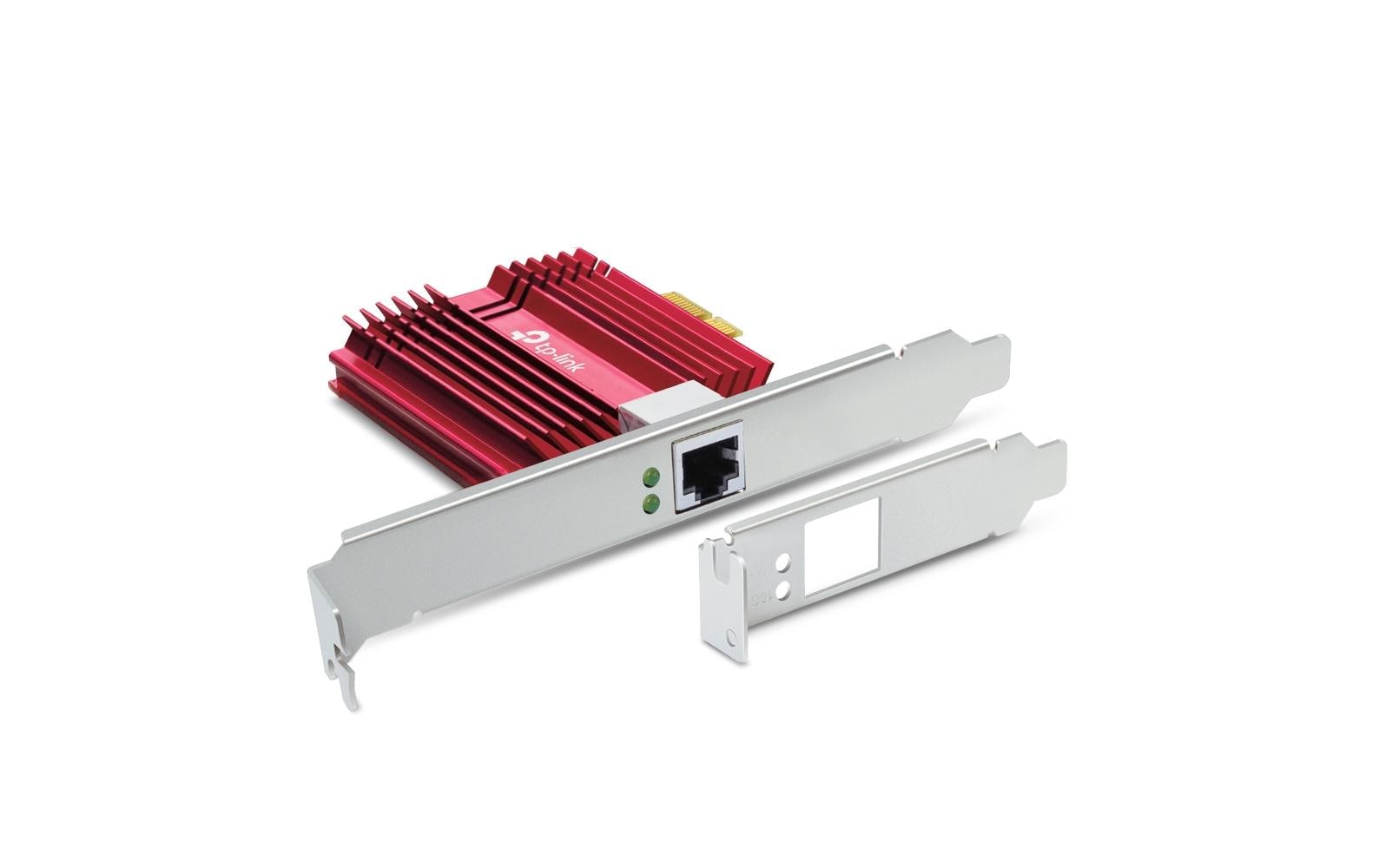 TP-Link TX401 PCIe 10-Gigabit Netzwerkkarte – 10 Gbit/s (10GBase-T), PCIe 3.0, 1× RJ-45, für Windows/Linux