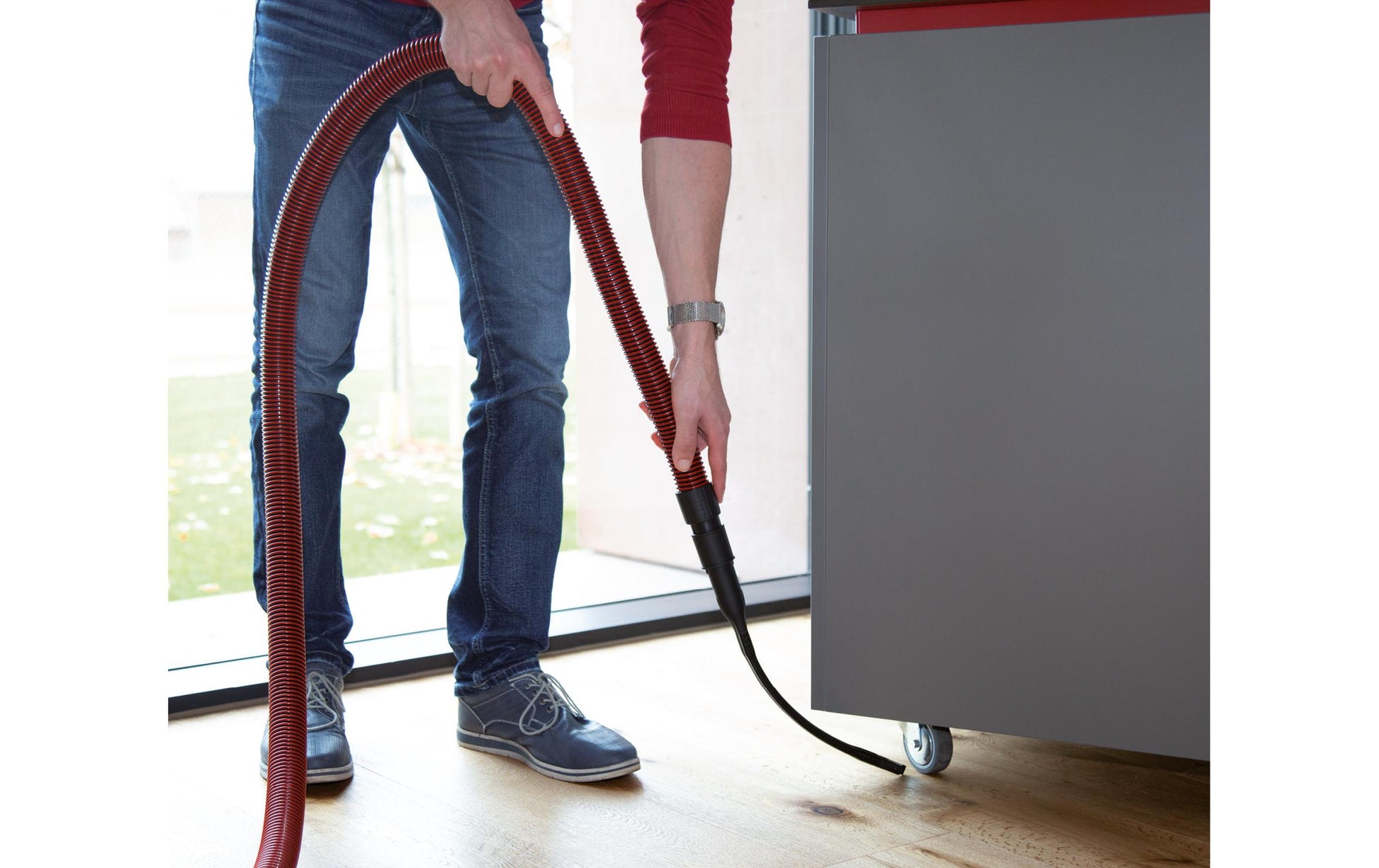 Einhell Flexible lange Fugendüse – für Nass- und Trockensauger