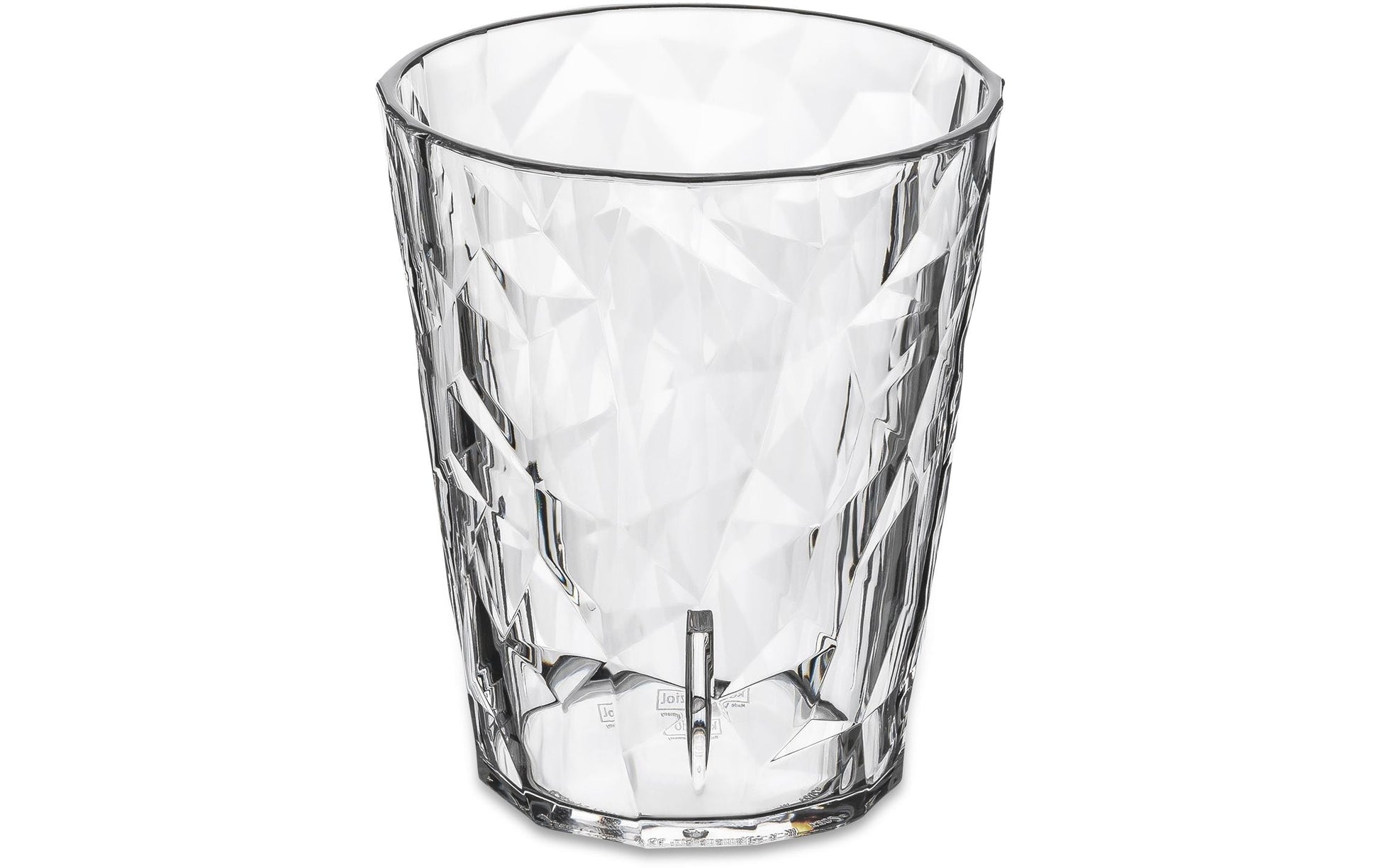 Koziol Trinkbecher – 250 ml, Ø 8,6 cm, H 9,5 cm, Kunststoff, Transparent, spülmaschinenfest, BPA-frei