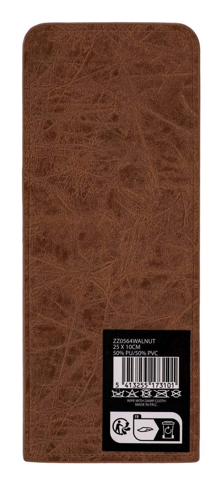 Tiseco TRUMAN – Utensilienhalter (wandmontiert) 10 × 25 cm, Polyester (PES), Walnuss