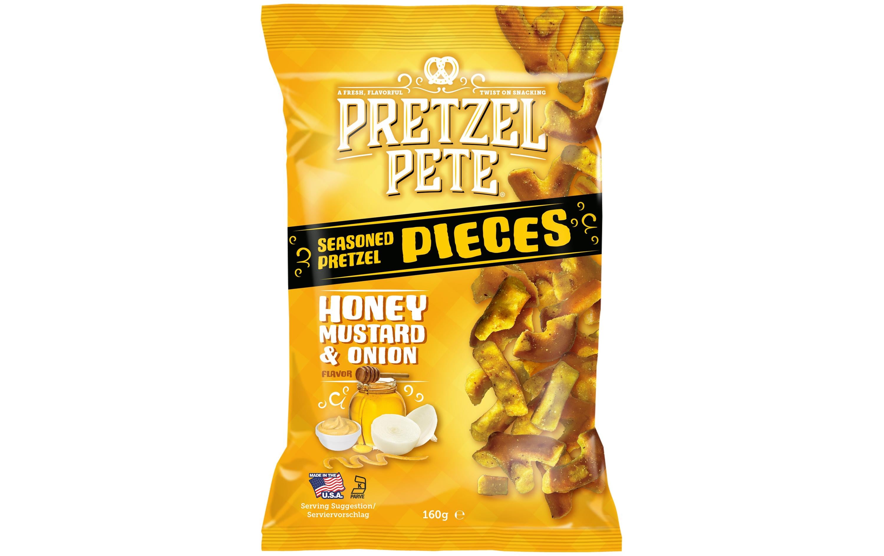 Pretzel pete Pieces Brezel – Honig, Senf & Zwiebel – 160 g