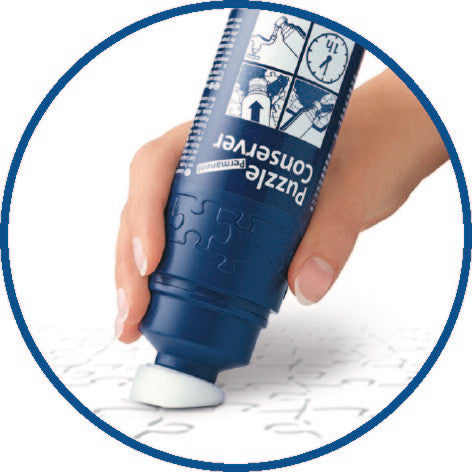 Ravensburger Conserver Puzzle Kleber – permanent, transparent, glänzend, 1 h, 200 ml, für Puzzles