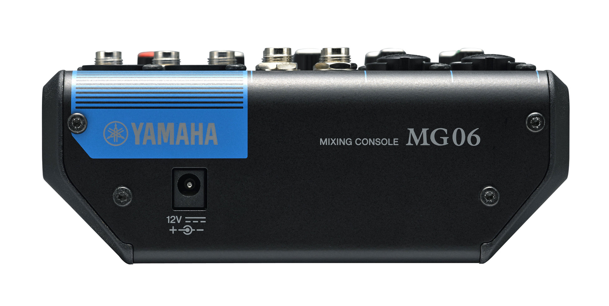 Yamaha MG06 – 6-Kanal Mixer, 2 Stereoeingänge, 1 Auxweg, Schwarz