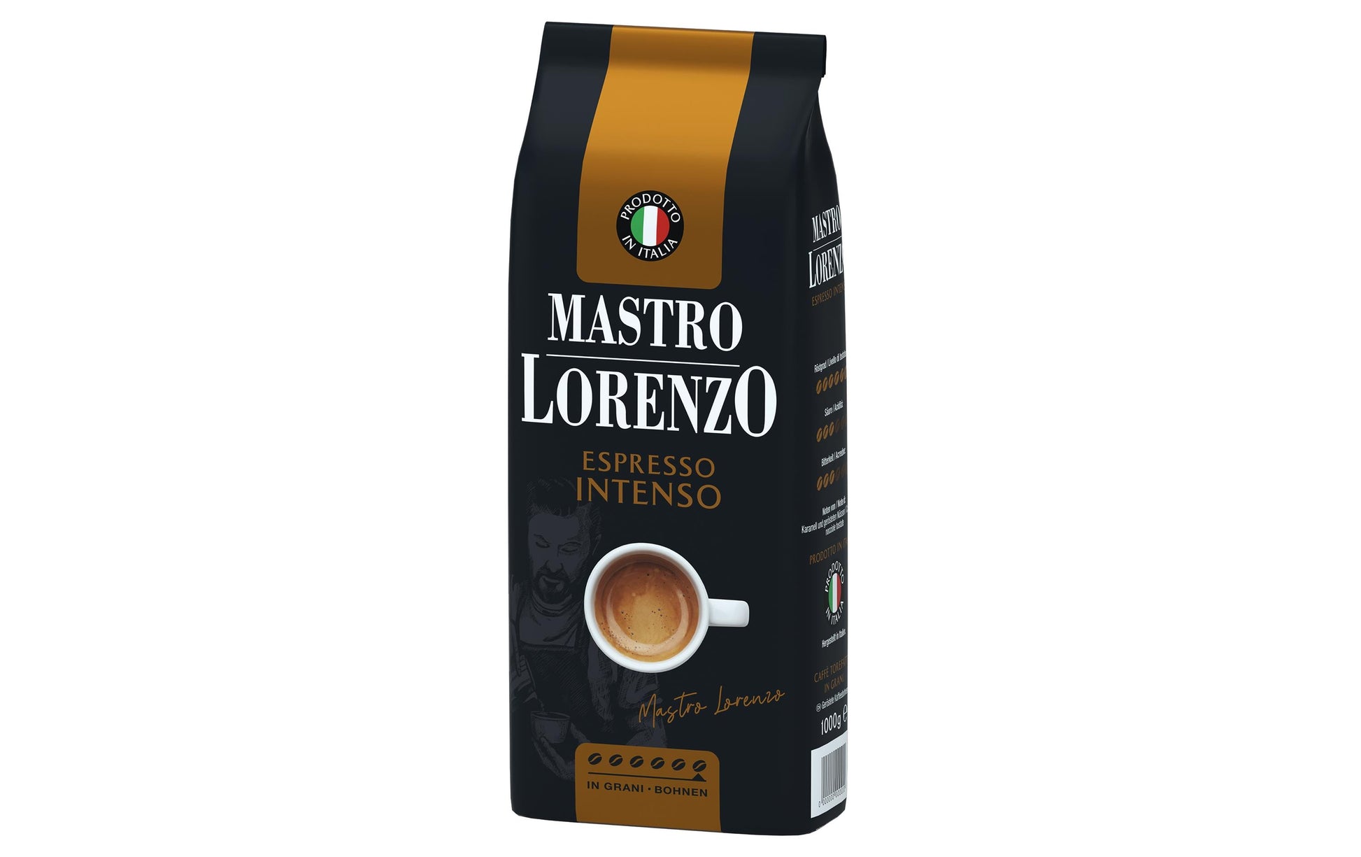 Mastro Lorenzo Intenso – Kaffeebohnen – Café Crème, 1 kg