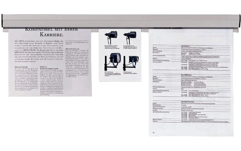 Franken Klemmschiene – selbstklebend – grau – Kunststoff – 580×40 mm – 1 Stk.