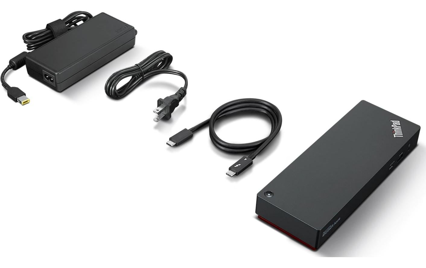 Lenovo Dockingstation – Thunderbolt 4, 2× DP, 1× HDMI, 4× USB-A, 1× USB-C, 100 W PD, GbE, für Windows