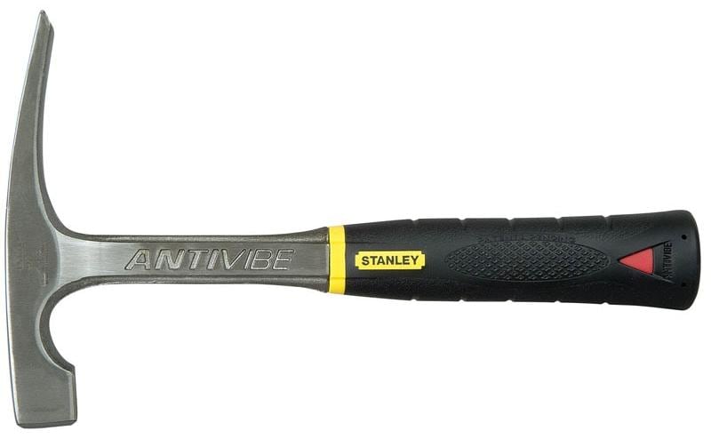 Stanley Maurerhammer – Kopfgewicht 570 g, Kopfmaterial Stahl – Schwarz, Gummigriff
