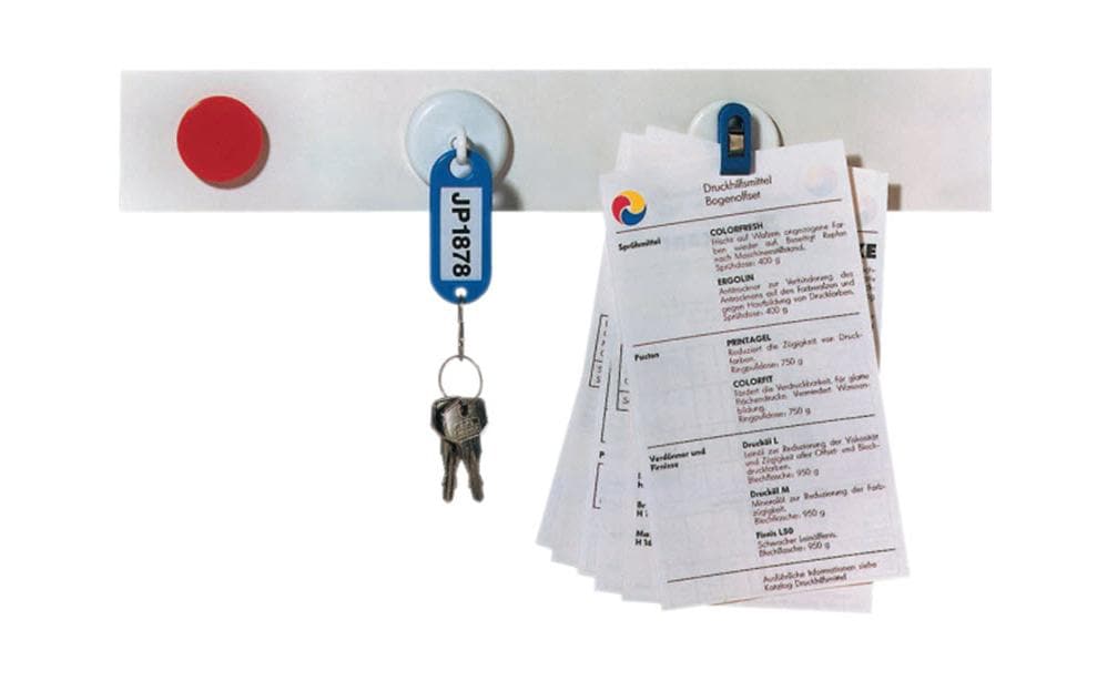 Franken Magnethaftleiste – selbstklebend, 50 × 500 mm, 1 Stk., weiss
