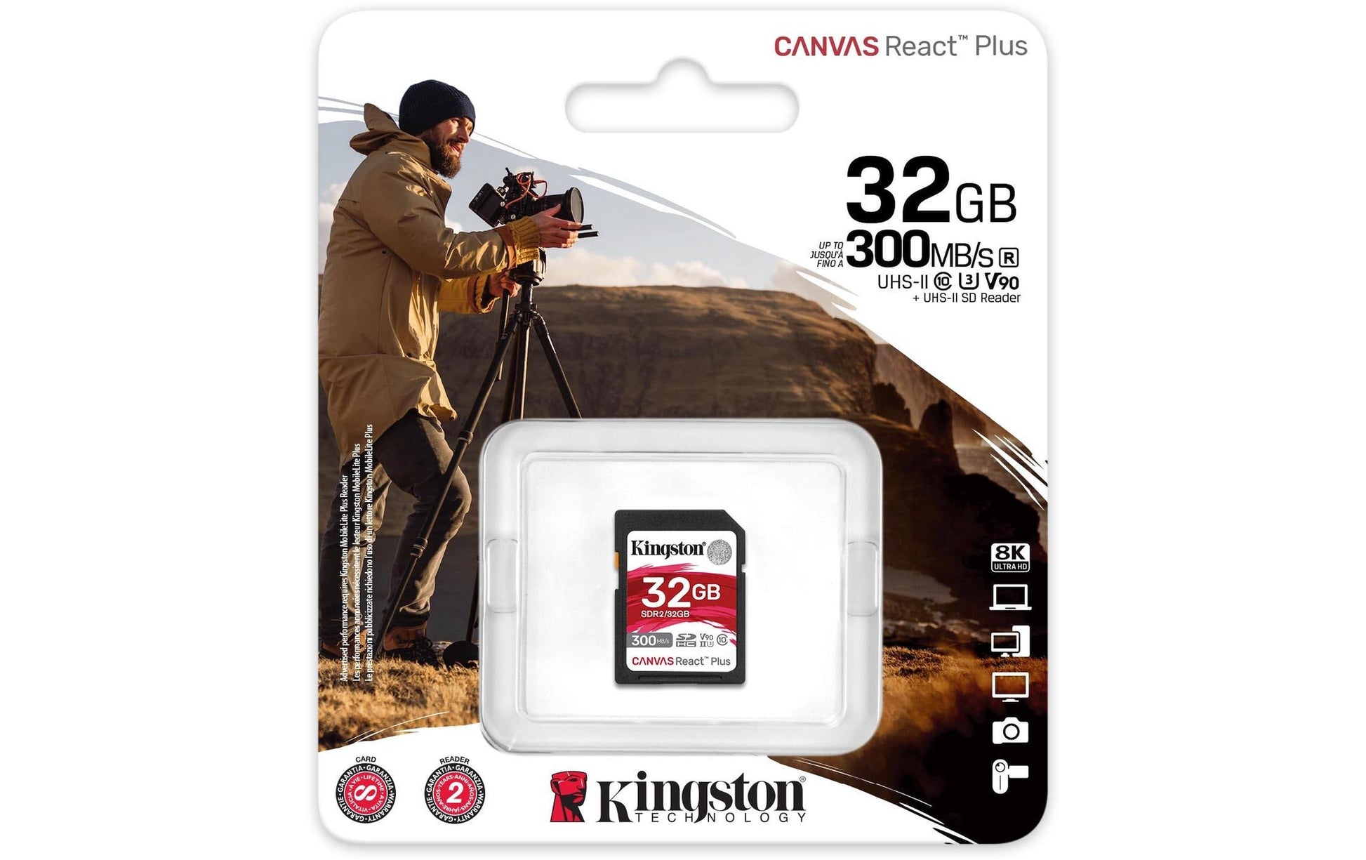 Kingston Technology Kingston REACT PLUS Speichergerät – 32 GB, UHS-II, U3 V90