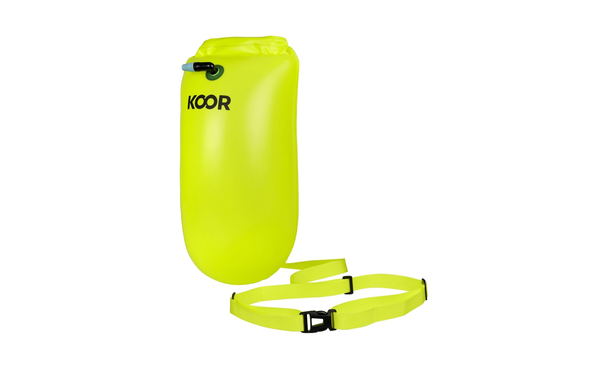 KOOR Schwimmboje – wasserfest – 15 l, Ø 280 mm, H 610 mm – gelb – PVC