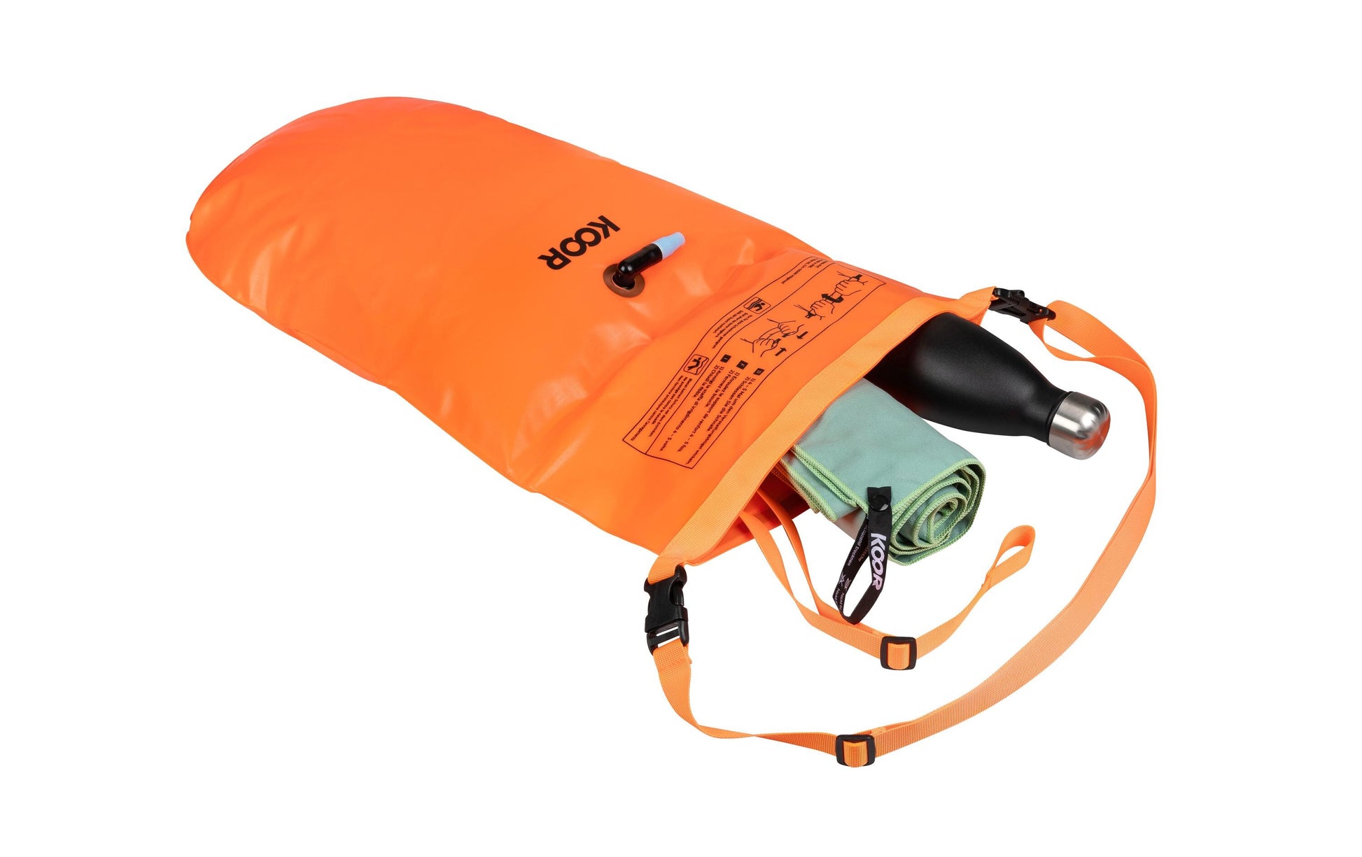KOOR Schwimmboje – wasserfest – 20 l – orange – PVC