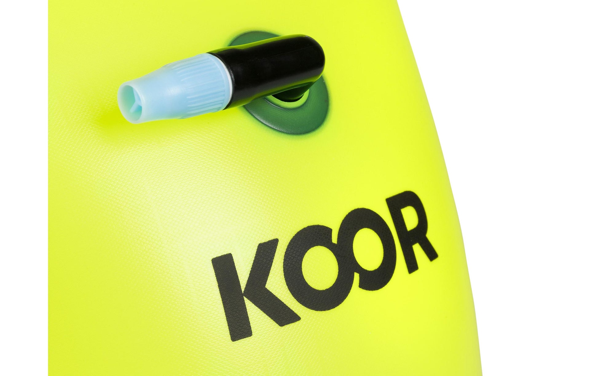 KOOR Schwimmboje – wasserfest – 15 l, Ø 280 mm, H 610 mm – gelb – PVC