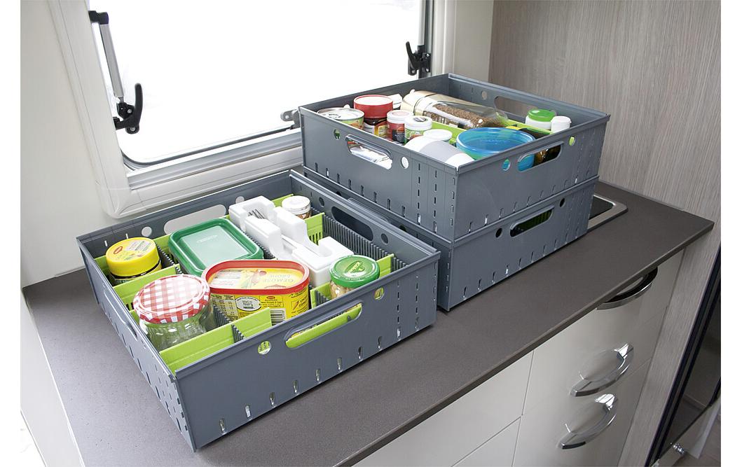 purVario Aufbewahrungsbox – Kunststoff – Anthrazit – 340 × 360 × 340 mm – 3er Set