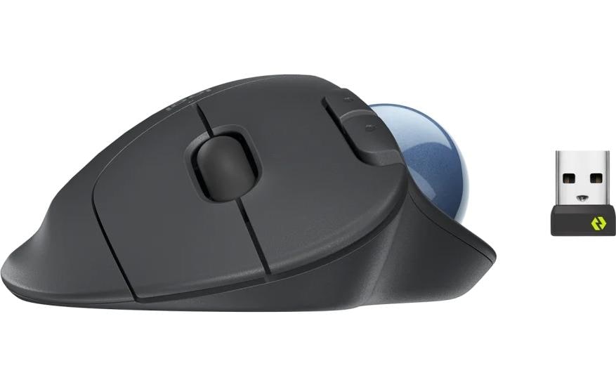 Logitech ERGO M575 für Business Ergonomische Maus – Graphit