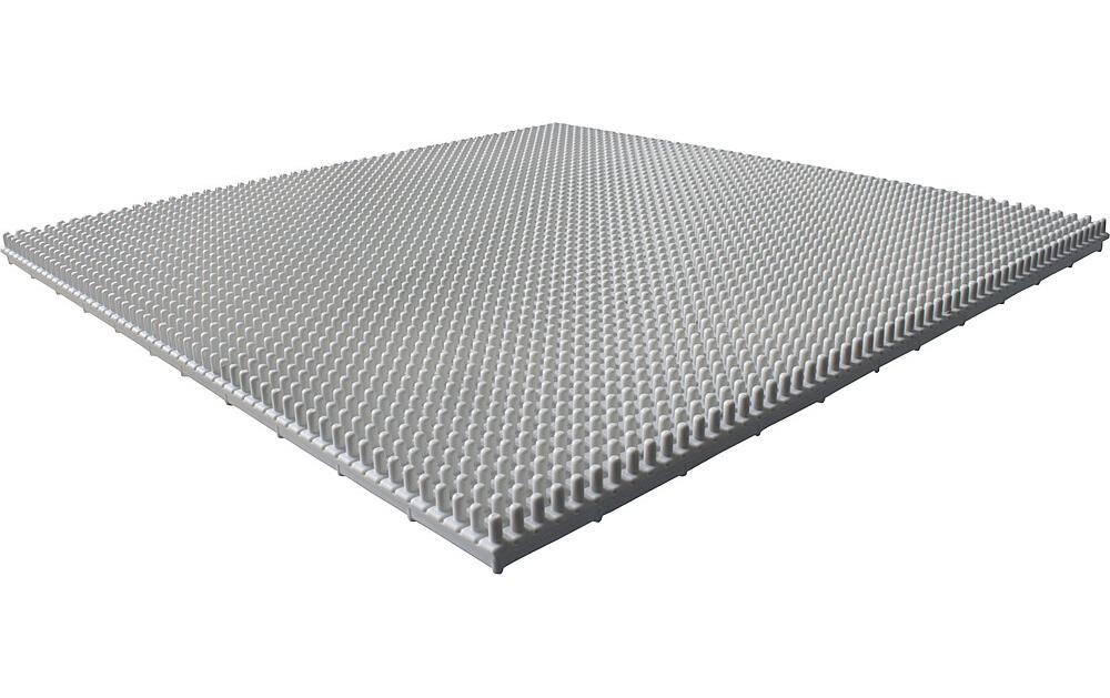 purVario Noppenplatte On-Top Ablageschale – für Organizer – grau – 340 × 15 × 340 mm