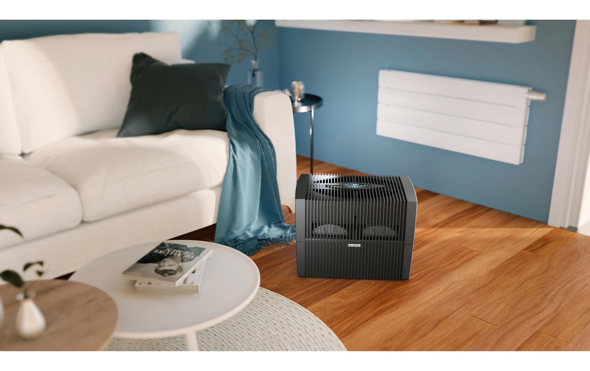 Venta Luftbefeuchter LW45 COMFORT Plus – Verdunster, Tank 10 l, bis 45 m², Hygrostat, 45 dB