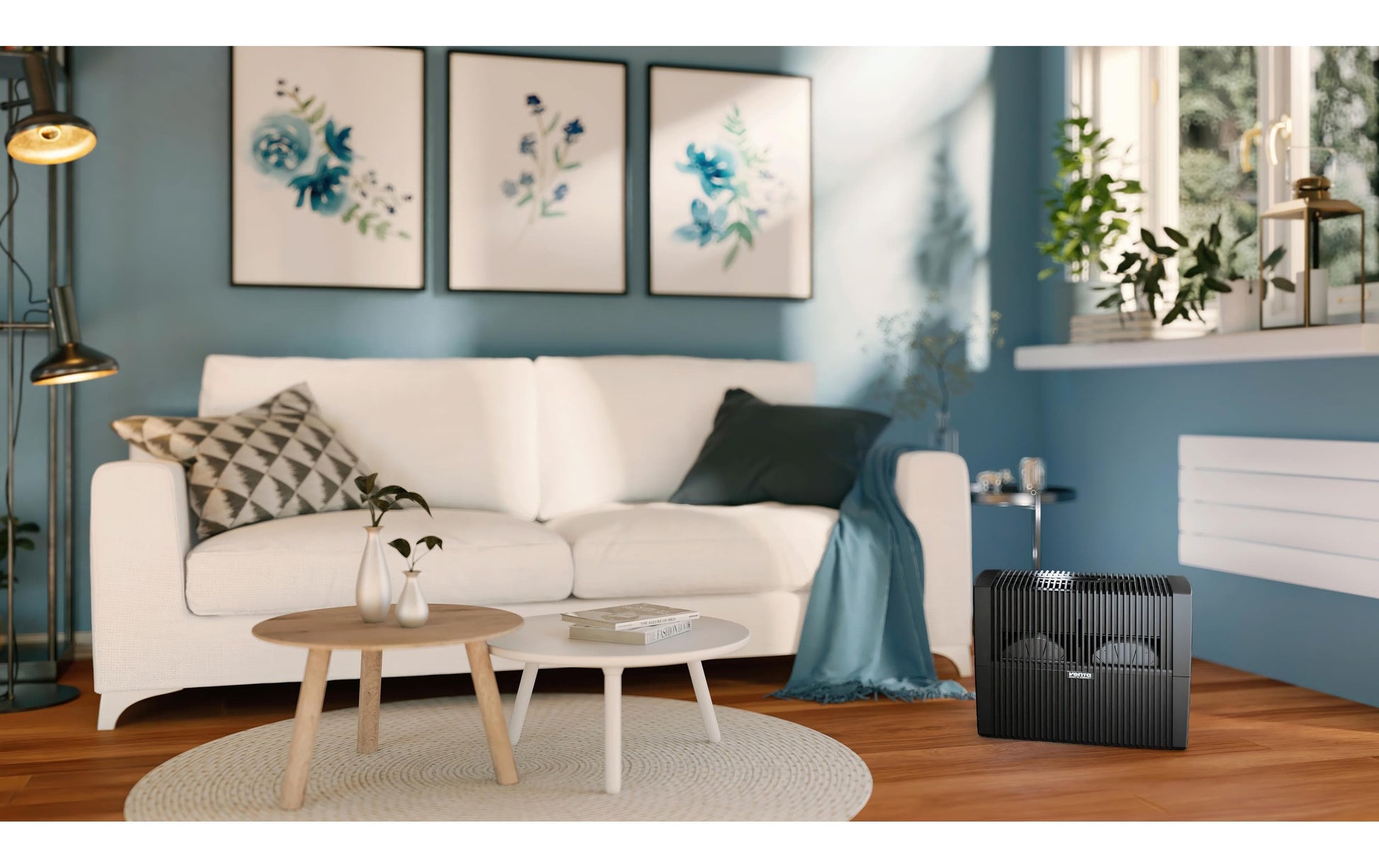 Venta Luftbefeuchter LW45 COMFORT Plus – Verdunster, Tank 10 l, bis 45 m², Hygrostat, 45 dB