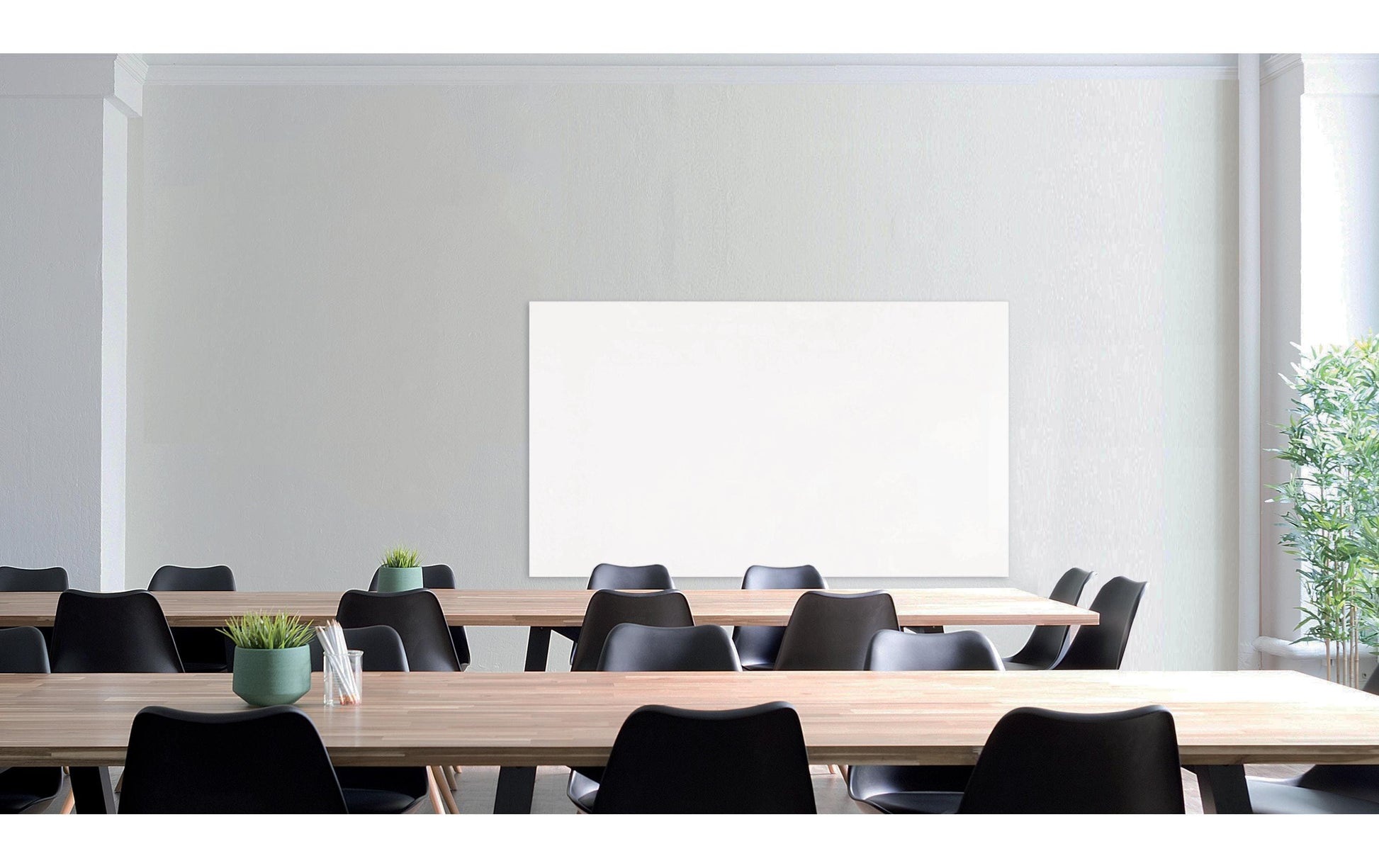 Franken Whiteboard – 120 × 90 cm, Glas, Wandmontage