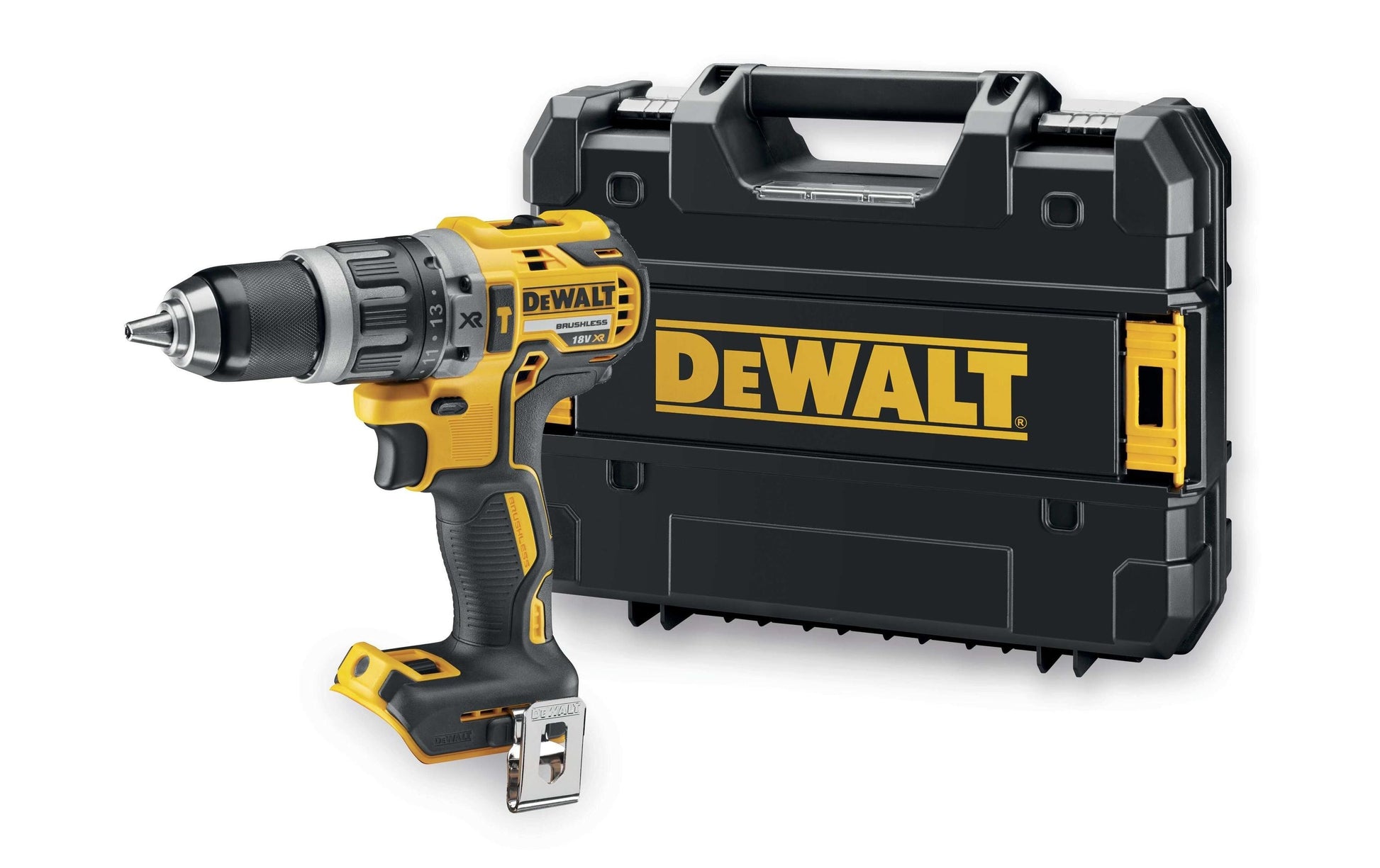 DeWalt Schlagbohrschrauber DCD796NT – 18 V (XR) – Schnellspannbohrfutter – Koffer – Solo