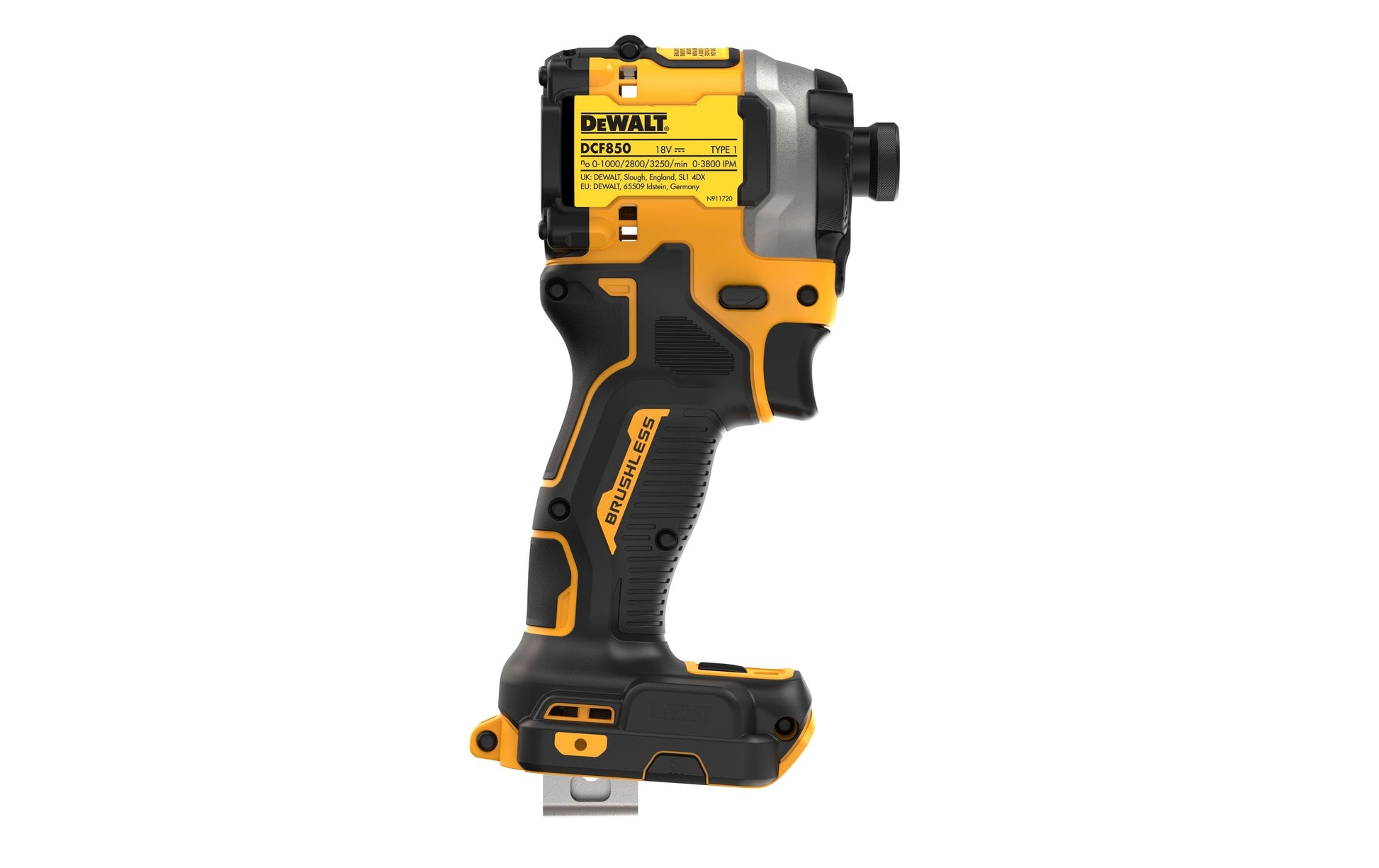 DeWalt Schlagschrauber DCF850NT – 18 V (XR) – 1/4" Sechskant-Bithalter – Solo – Koffer
