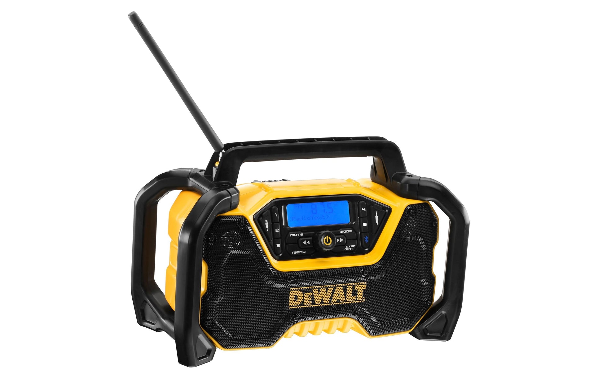DeWalt DCR029-QW Solo – Tragbares DAB+ Radio, IP54, für XR 18 V – Schwarz/Gelb