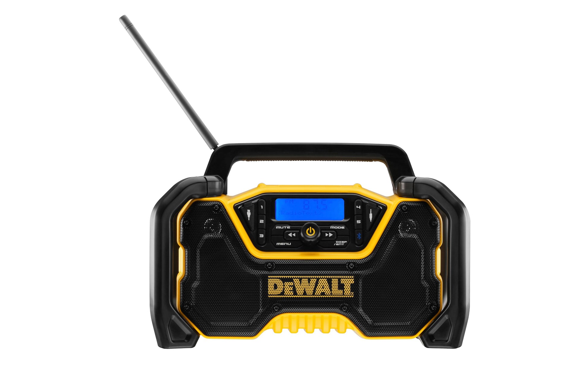 DeWalt DCR029-QW Solo – Tragbares DAB+ Radio, IP54, für XR 18 V – Schwarz/Gelb