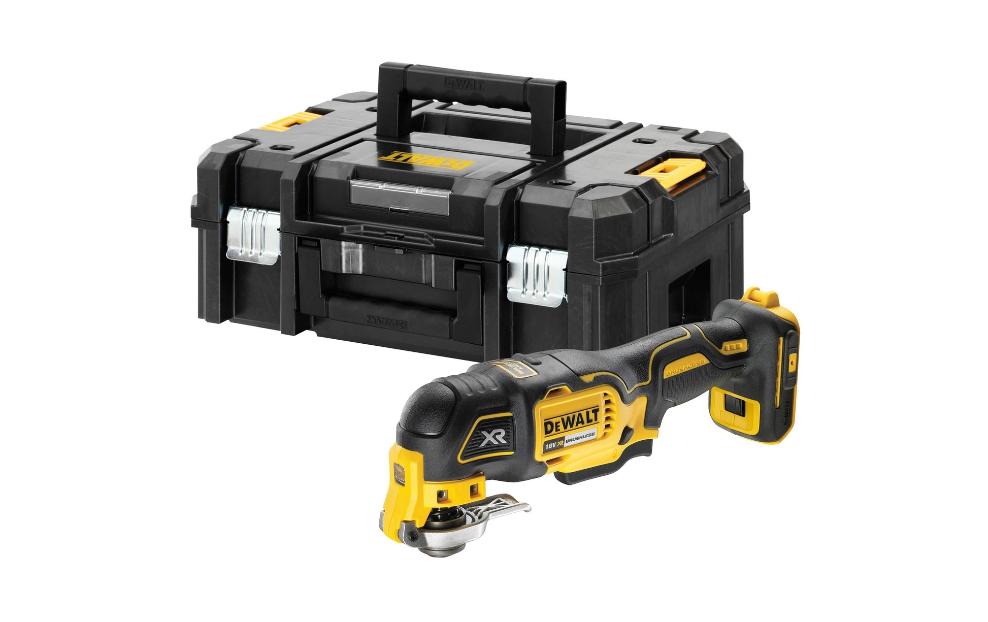 DeWalt Multifunktionswerkzeug DCS356NT – 18 V (XR) – Schnellwechsel-System – Solo – Koffer