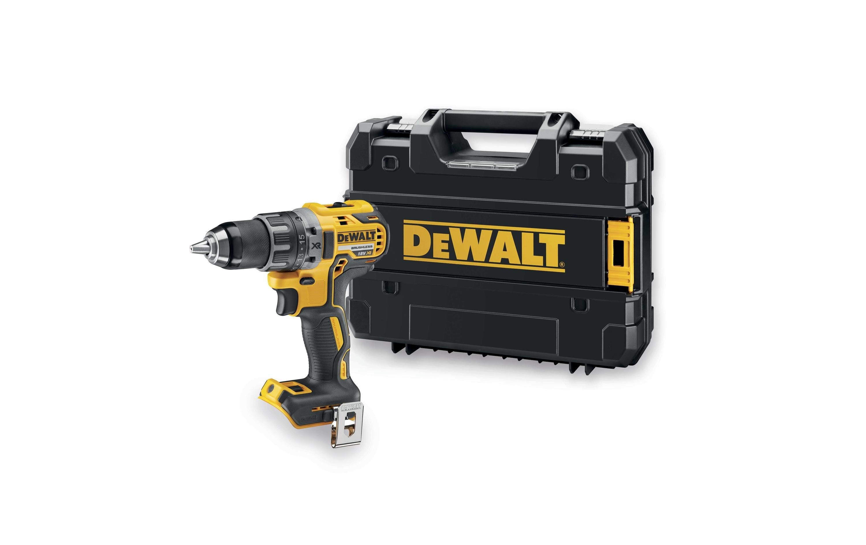 DeWalt DCD791NT Akku-Bohrschrauber – 18 V – 13 mm – Solo, Koffer – XR