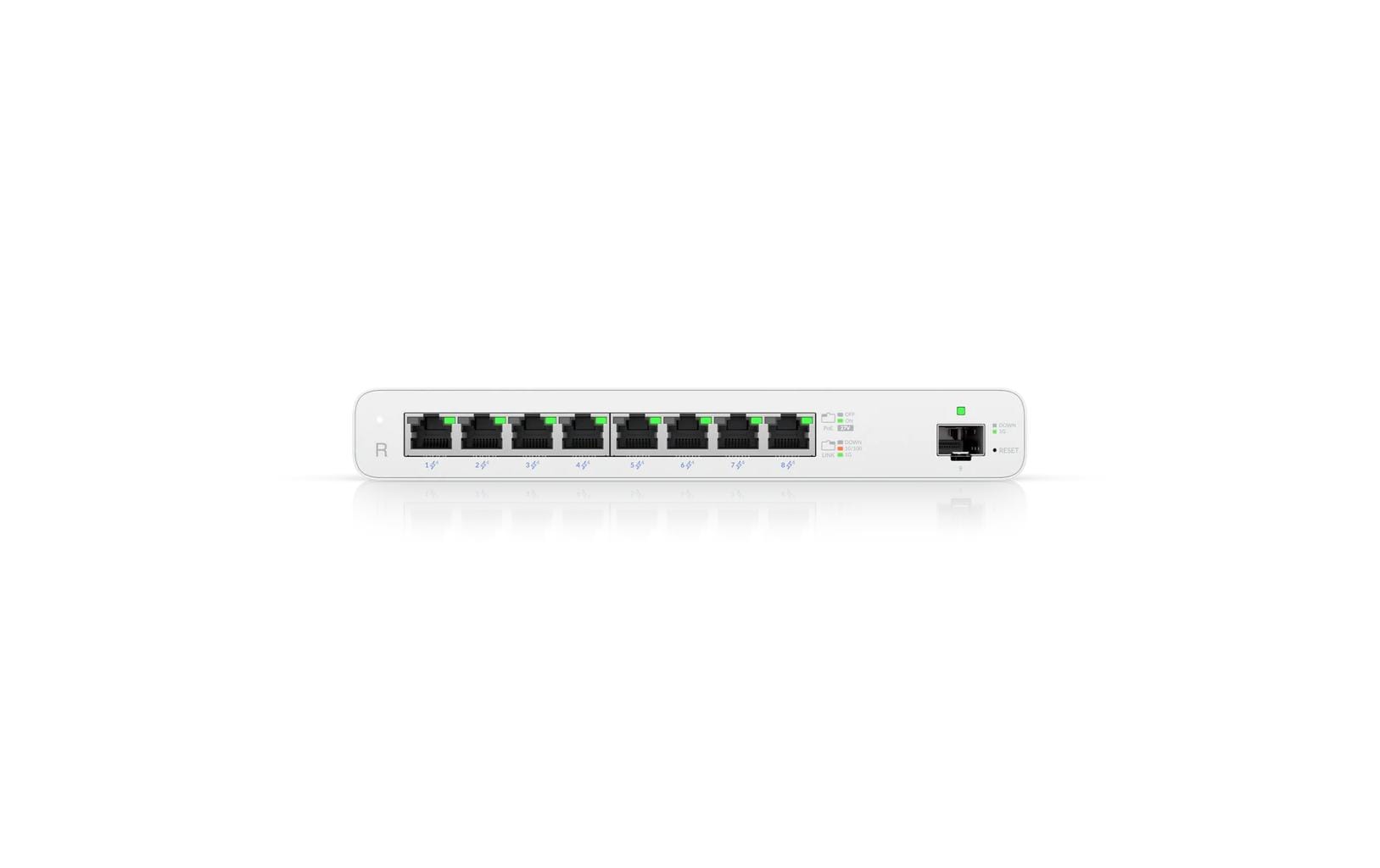 Ubiquiti UISP Router – Enterprise-Router, 8x RJ-45 (Gigabit, PoE), 1x SFP (WAN)