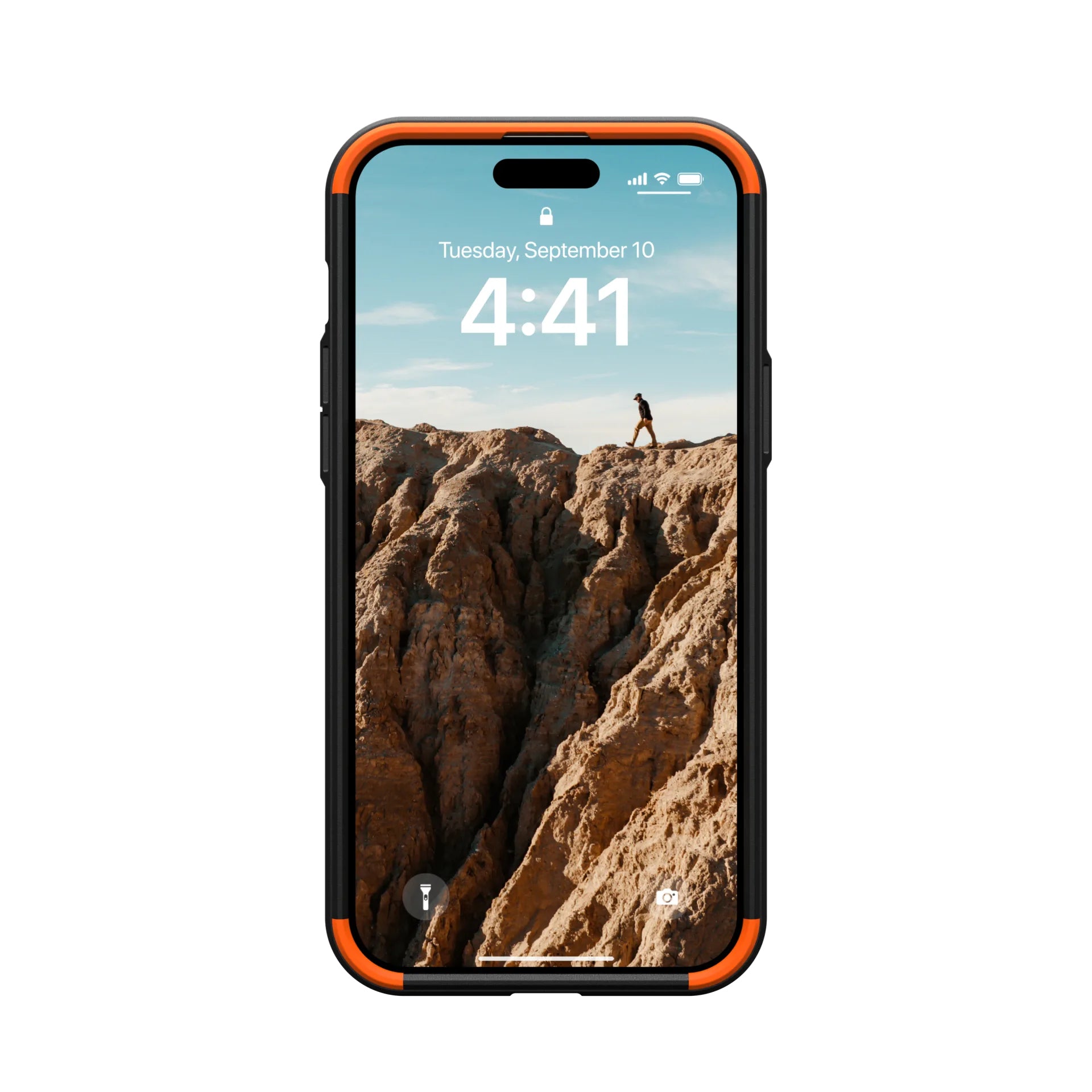 Urban Armor Gear UAG – Backcover Civilian – für Apple iPhone 15 Plus – Olivgrün – MagSafe-kompatibel