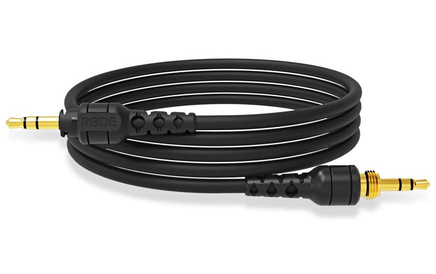 RØDE NTH-Cable12 – Adapterkabel – für NTH-100 – 3,5 mm TRS auf 3,5 mm TRS – 1,2 m – schwarz
