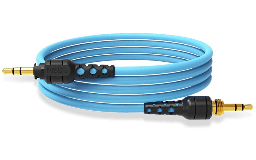 RØDE NTH-Cable12 – Adapterkabel – für NTH-100 – 3,5 mm Klinke auf 3,5 mm Klinke – 1,2 m – Blau