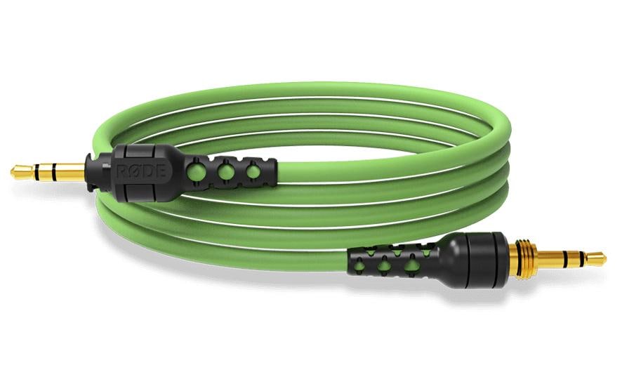 RØDE NTH-Cable12 – Adapterkabel – für NTH-100 – 3,5 mm Klinke auf 3,5 mm Klinke – 1,2 m – grün