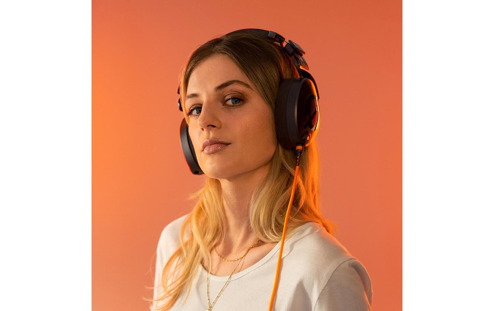 RØDE NTH-Cable24 – Anschlusskabel – für NTH-100 – 3,5 mm TRS auf 3,5 mm TRS – 2,4 m – orange