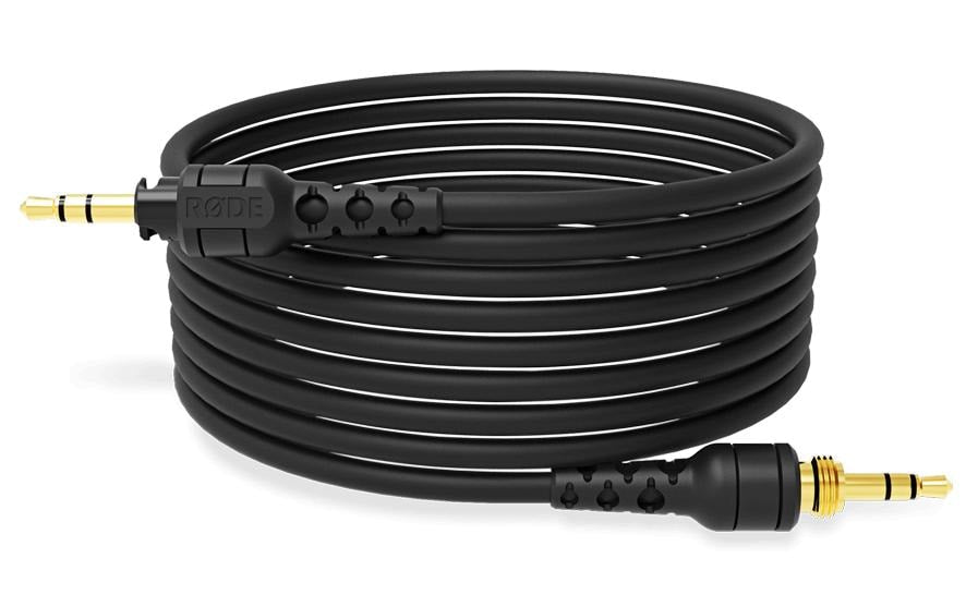 RØDE NTH-Cable24 – Adapterkabel für NTH-100 – 3,5 mm Klinke auf 3,5 mm Klinke – 2,4 m – Schwarz