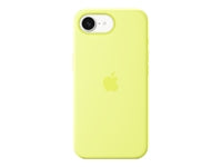 Apple Backcover – für Apple iPhone 16e – Neongelb – Silikon – MagSafe-kompatibel