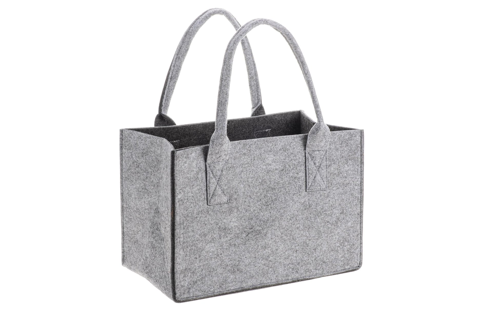 GLOREX Stofftasche, Filz, Grau/Anthrazit, 380×260×240 mm