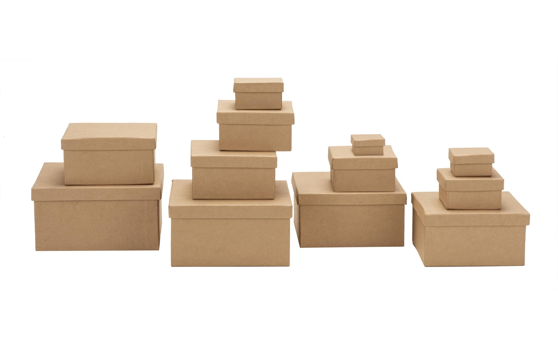 GLOREX Verpackungsbox, braun – 12 Stk.