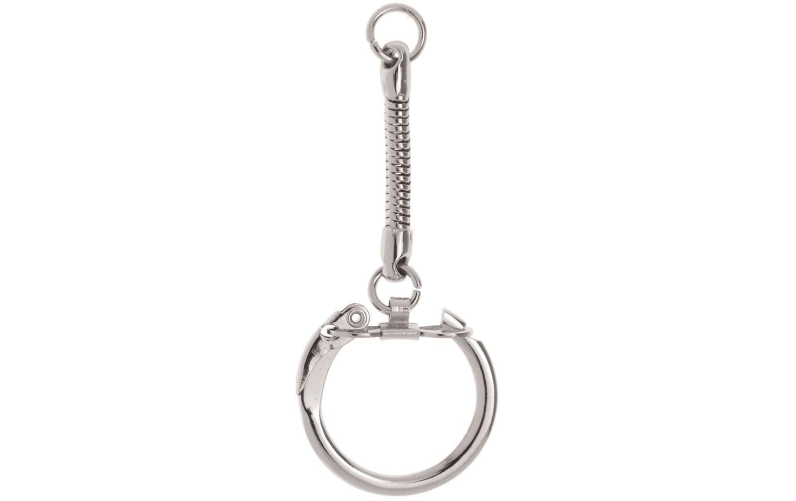 GLOREX Schlüsselring – Silber, Ø 25 mm, 3er-Set